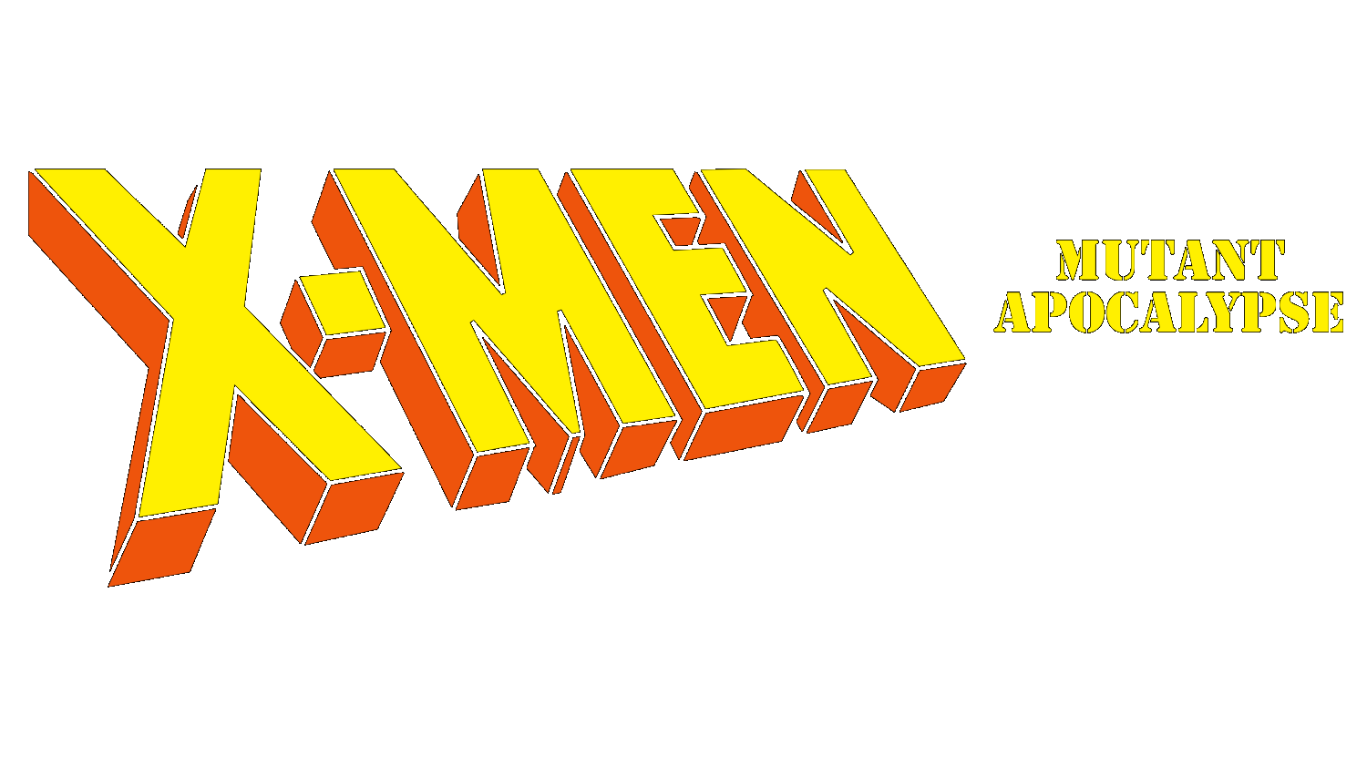 X-Men Mutant Apocalypse logo for Super Nintendo